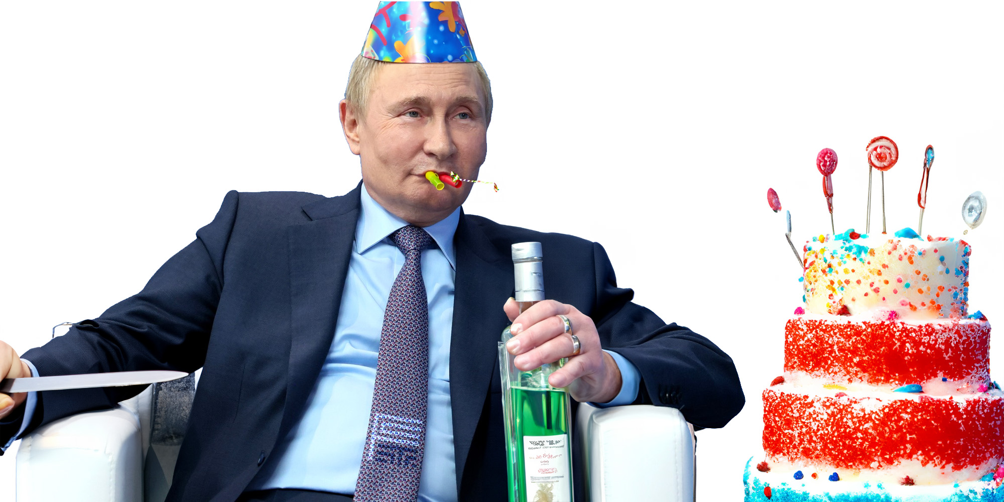 Cakes & gin for Vladimir Putin